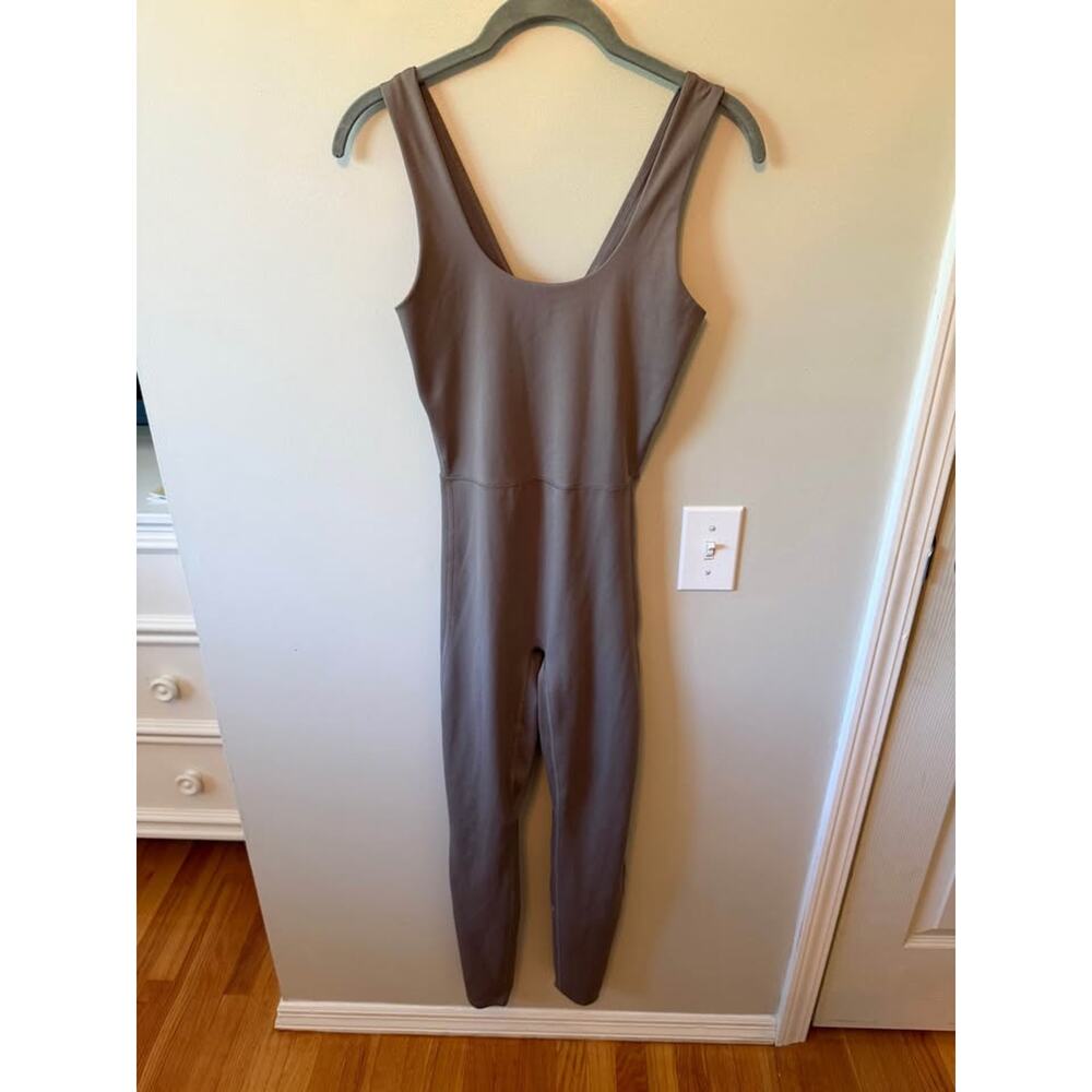 Xs tan athletic jumpsuit